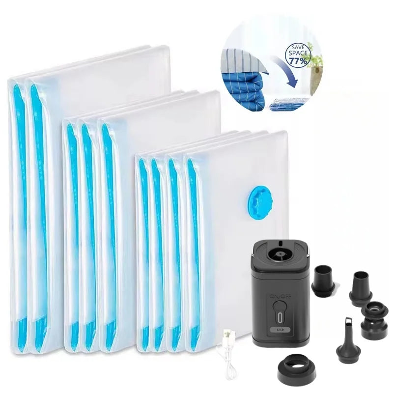 Vacuum Sealing Bags - Compress & Organize Clothes & Bedding