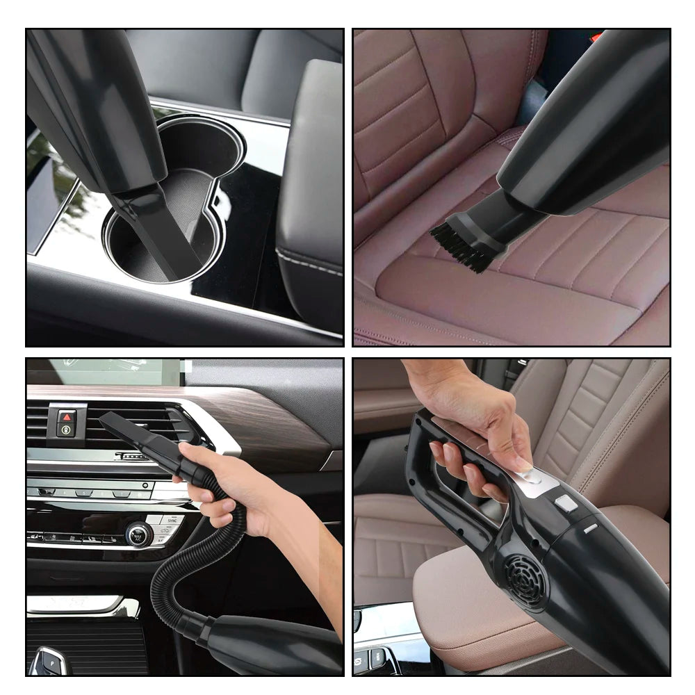 Car Vacuum 12V 120W Wet/Dry Dual-Use Handheld Cleaner