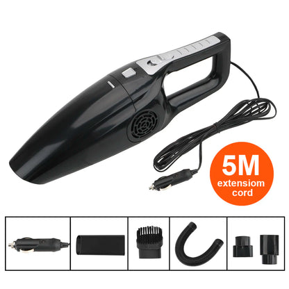 Car Vacuum 12V 120W Wet/Dry Dual-Use Handheld Cleaner